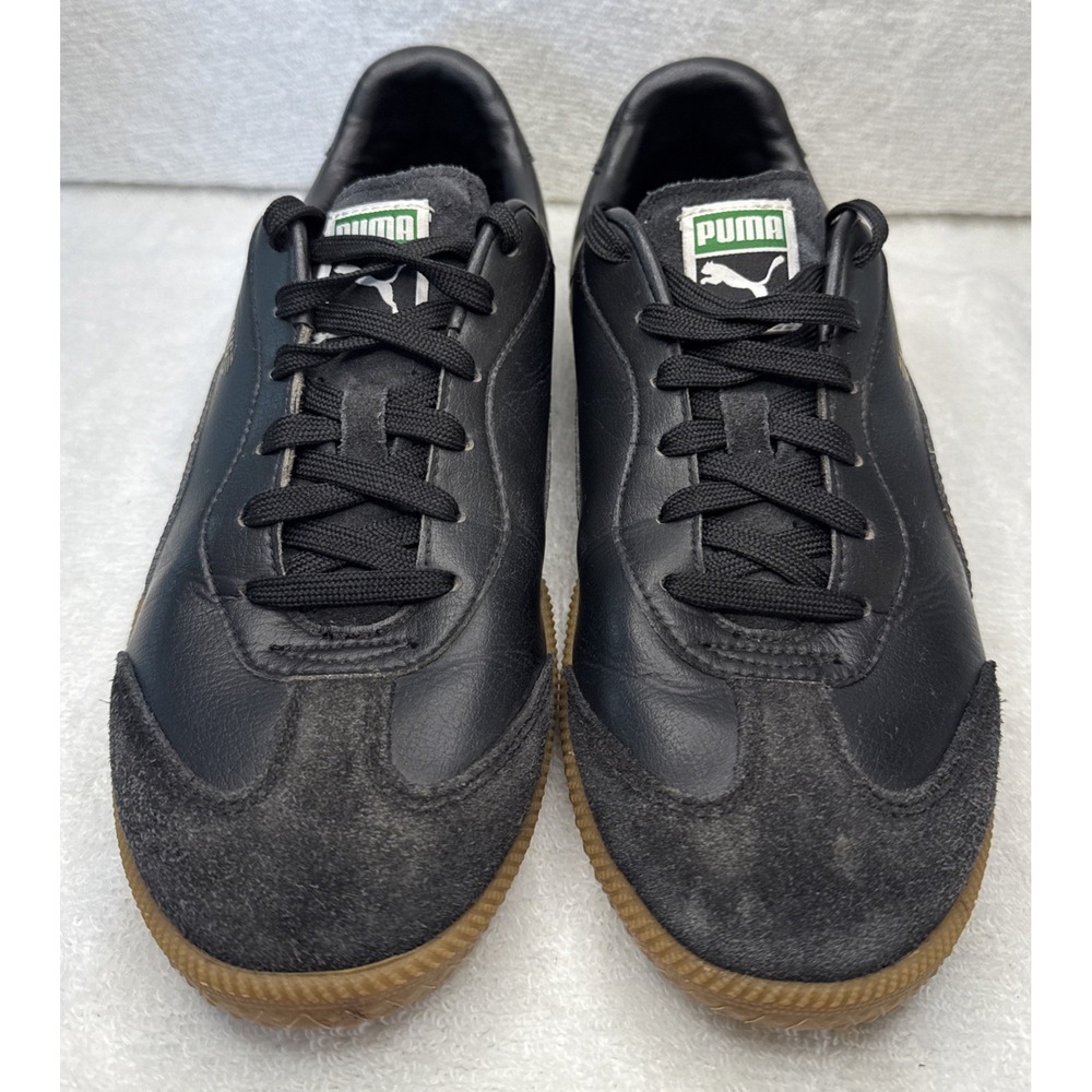 Puma King 21 IT Black Gum Indoor Soccer Shoes Men's Size 8 - Picture 2 of 8